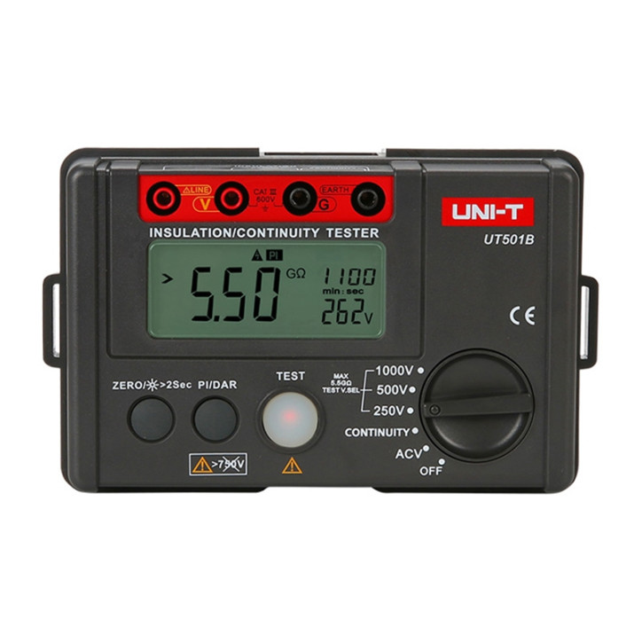 UNI-T UT501B Tester di Resistenza di Isolamento 1000V UNI-T UT501B Tester di Resistenza di Isolamento 1000V