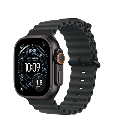 Apple Watch Ultra 3 49mm 5G Titanio Nero con Ocean Band Nero