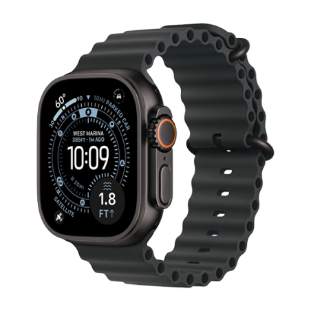 Apple Watch Ultra 3 49mm 5G Titanio Nero con Ocean Band Nero