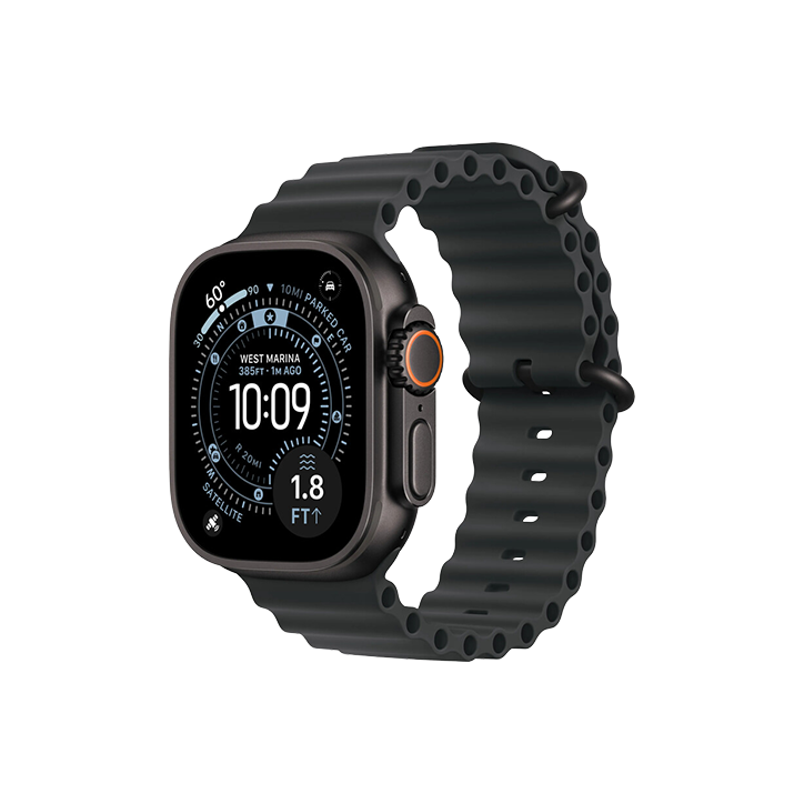 Apple Watch Ultra 3 49mm 5G Titanio Nero con Ocean Band Nero