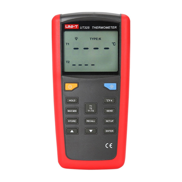 UNI-T UT325 Termometro a Contatto Digitale Dual Input UNI-T UT325 Termometro a Contatto Digitale Dual Input
