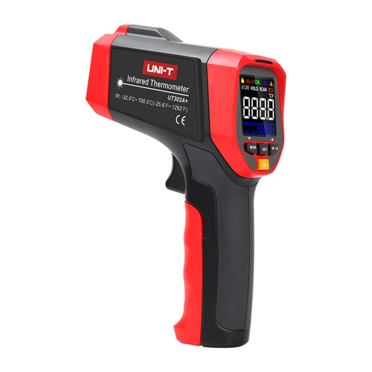 UNI-T UT302A+ Termometro a Infrarossi -32°C a 700°C UNI-T UT302A+ Termometro a Infrarossi -32°C a 700°C