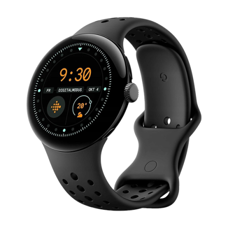 Google Pixel Watch 3 45mm BT - Obsidian Black