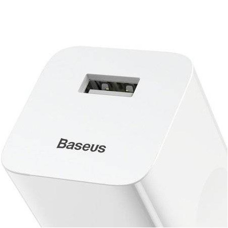 Baseus Caricatore Rapido USB 3.0 24W Bianco