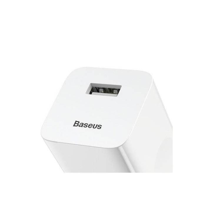Baseus Caricatore Rapido USB 3.0 24W Bianco