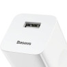 Baseus Caricatore Rapido USB 3.0 24W Bianco