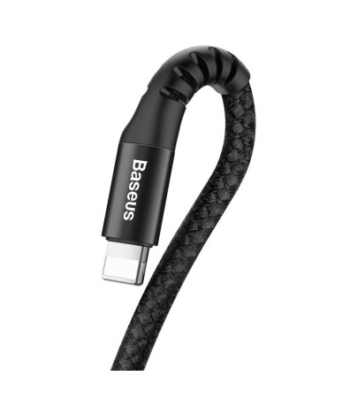 Baseus Cavo a Spirale Lightning 1m 2A Nero