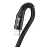 Baseus Cavo a Spirale Lightning 1m 2A Nero