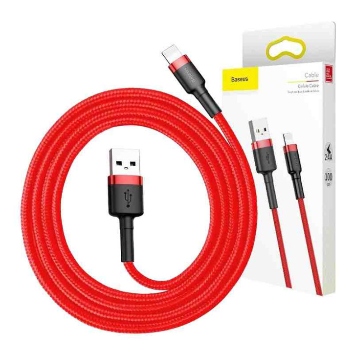 Baseus Cafule Cavo USB Lightning 0,5m Rosso