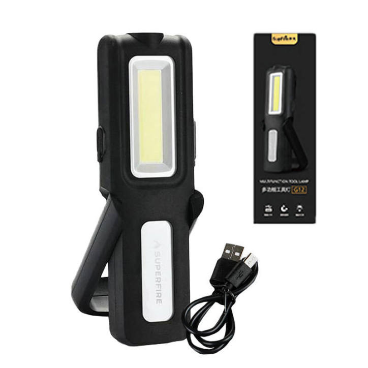 Torcia da lavoro Superfire G12 566lm USB