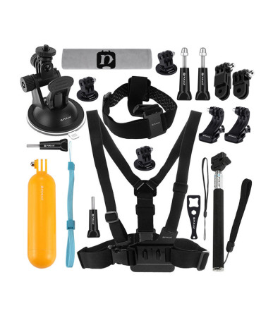 Set 20 Accessori Puluz per Action Cam PKT18