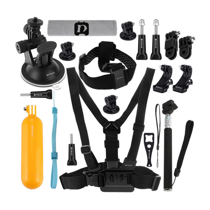 Set 20 Accessori Puluz per Action Cam PKT18 Set 20 Accessori Puluz per Action Cam PKT18