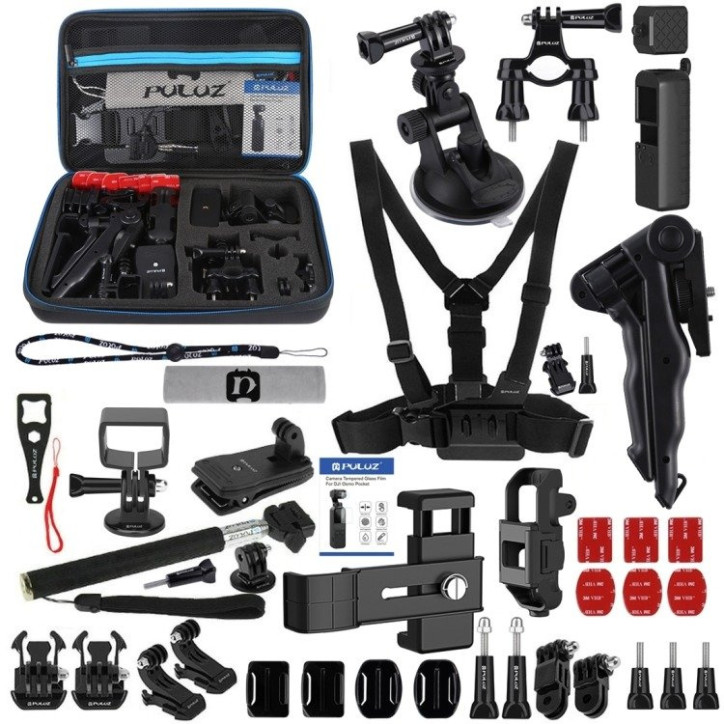 Set 43 Accessori Puluz per Action Cam PKT47