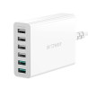 Caricatore USB Blitzwolf BW-S15 60W QC 3.0 6 Porte Bianco