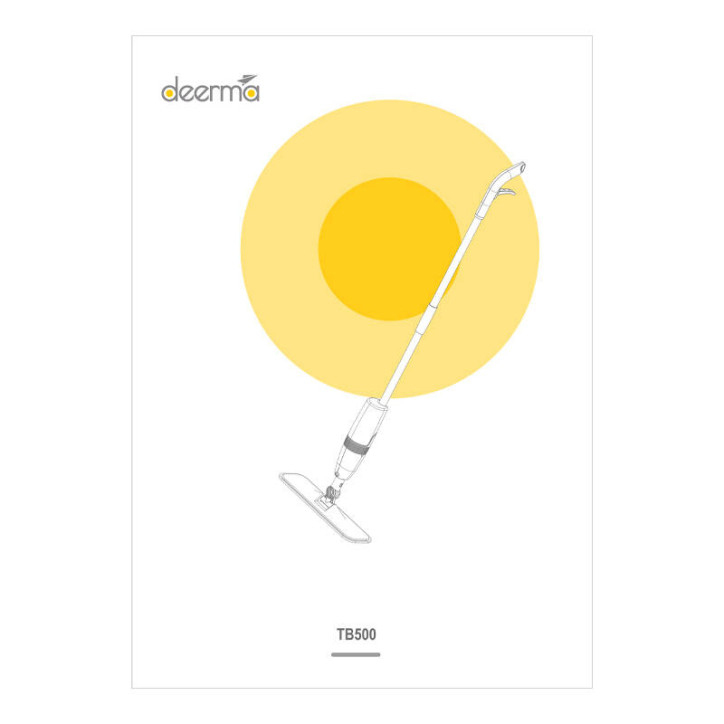 Deerma TB500 Mop con Spruzzatore Bianco Deerma TB500 Mop con Spruzzatore Bianco