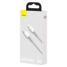 Baseus Cavo USB-C Lightning 2m Bianco 20W PD High Density Braided