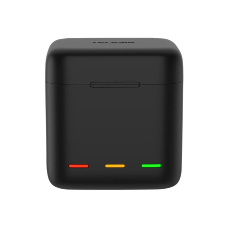 Telesin Caricatore 3 Slot con Batterie per GoPro Hero 12/11/10/9