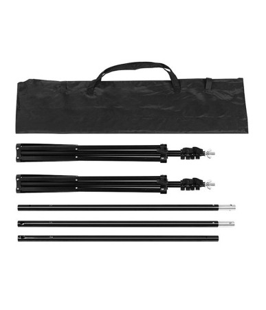 Puluz Supporto per Sfondo Studio Fotografico 200x200cm Argento
