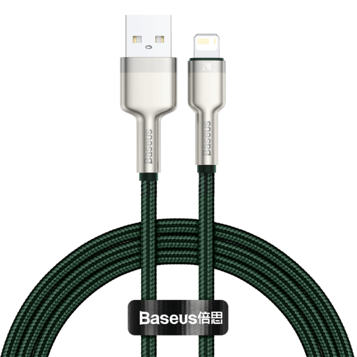 Baseus Cafule Cavo USB-Lightning 1m Verde Baseus Cafule Cavo USB-Lightning 1m Verde