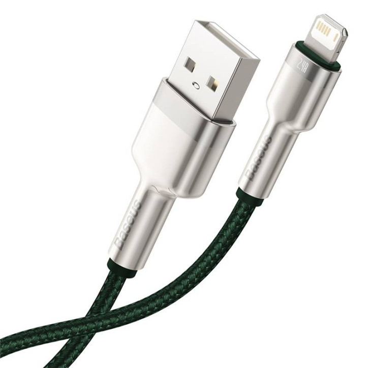 Baseus Cafule Cavo USB-Lightning 1m Verde Baseus Cafule Cavo USB-Lightning 1m Verde