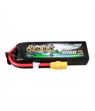 Gens Ace 5000mAh 11.1V 60C 3S1P LiPo Batteria XT90