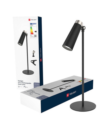Yeelight 4-in-1 Lampada da Scrivania Ricaricabile YLYTD-0011 Nero