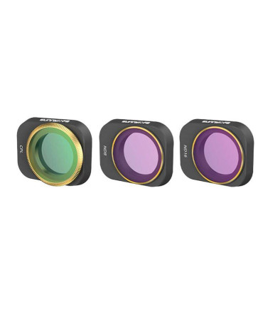Sunnylife Set 3 Filtri CPL+ND8+ND16 per DJI Mini 3 Pro
