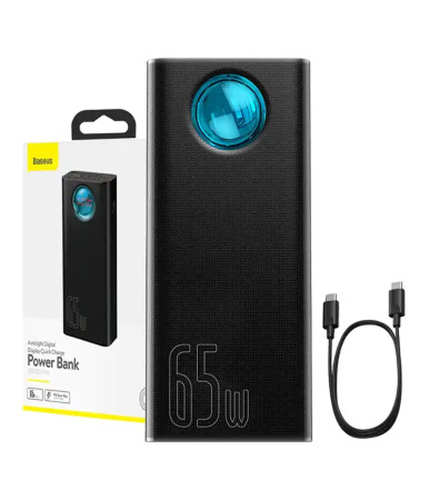 Powerbank Baseus Amblight 30000mAh 65W Nero