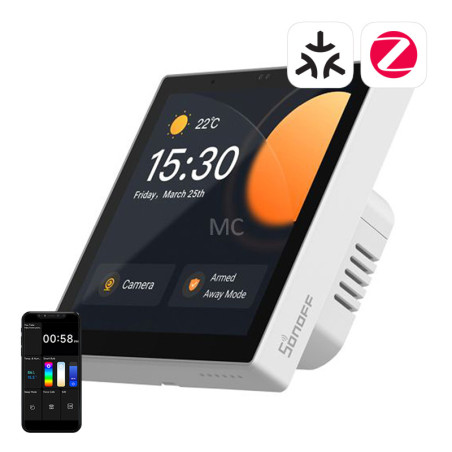 Sonoff NSPanel Pro Pannello Controllo Smart Home WiFi/Bluetooth/ZigBee Bianco