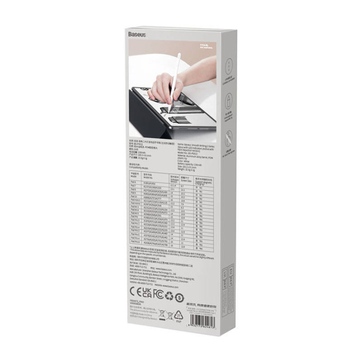 Baseus Smooth Writing Stylus con Indicatori LED Bianco