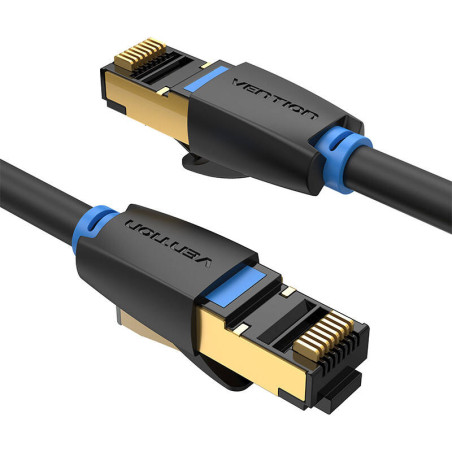 Vention IKABF Cavo di Rete CAT8 SFTP RJ45 Ethernet 40Gbps 1m Nero