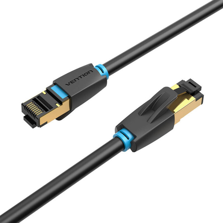 Vention IKABF Cavo di Rete CAT8 SFTP RJ45 Ethernet 40Gbps 1m Nero