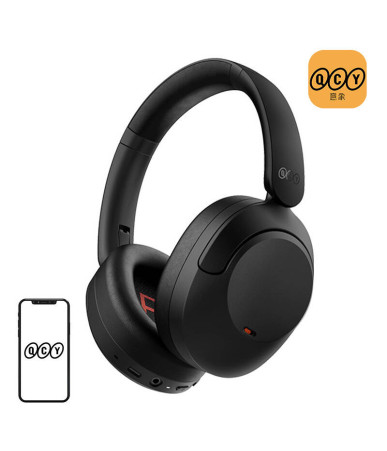 Cuffie Wireless QCY ANC H4 Nero