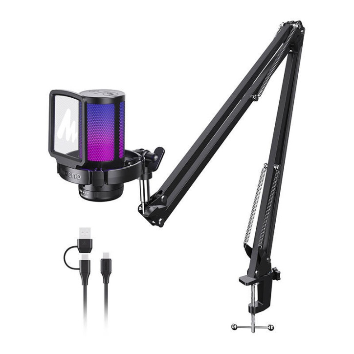 Microfono Gaming Maono DGM20 S USB Cardioid Condenser Nero Microfono Gaming Maono DGM20 S USB Cardioid Condenser Nero