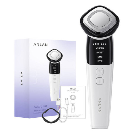 ANLAN Massaggiatore Viso 01-ADRY32-02A Bianco