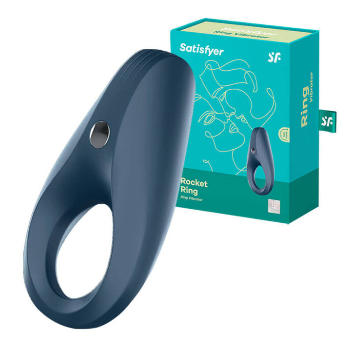 Satisfyer Rocket Ring Vibrante Blu Scuro