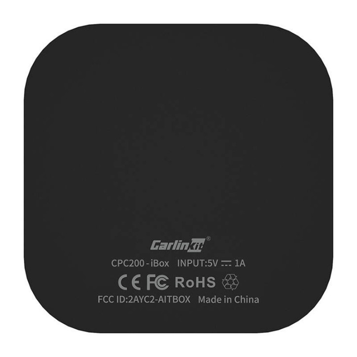 Carlinkit Tbox Basic 2+16GB Wireless CarPlay/Android Auto Adapter Nero