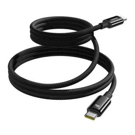 Baseus Tungsten Gold Cavo USB-C a USB-C 100W 1m Nero