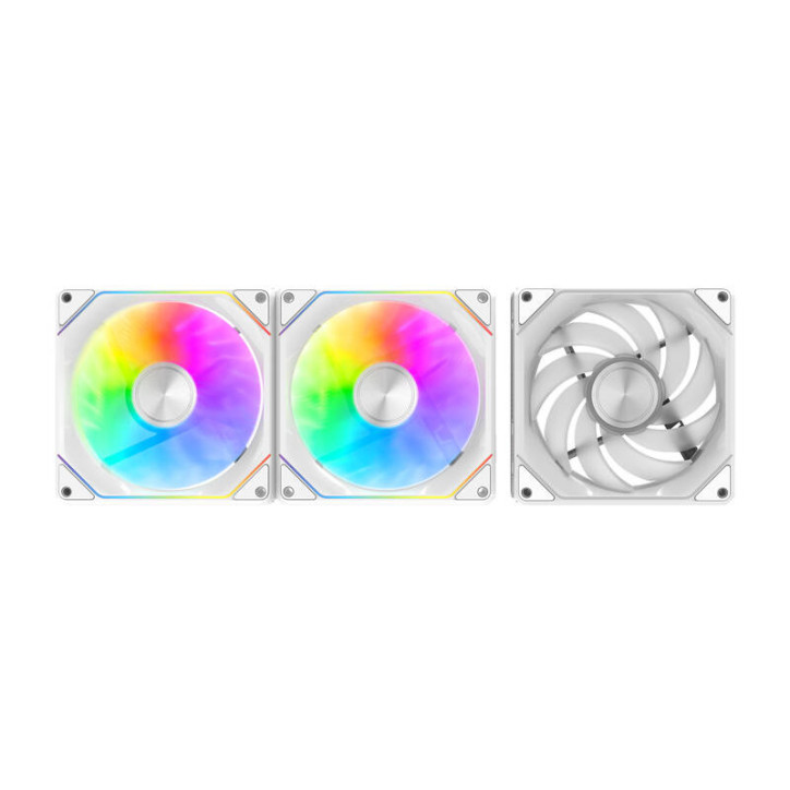 darkFlash Gauss G24 3-in-1 Ventole PC Bianco