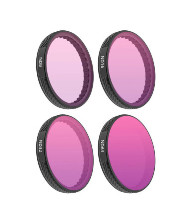 Sunnylife Set Filtri ND8+ND16+ND32+ND64 per DJI Osmo Action 3/4/5 Pro