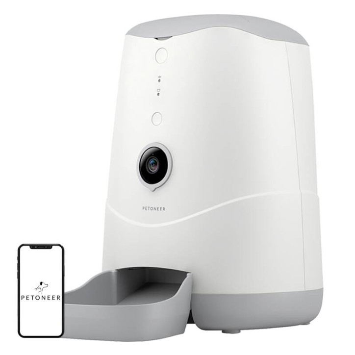 Petoneer Nutri Vision PF007 Distributore Cibo Intelligente con Telecamera 3.7L