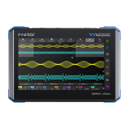 FNIRSI DPOS350P Oscilloscopio Digitale 4-in-1 350MHz