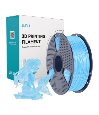 SUNLU PLA Filament (Shiny Blue)
