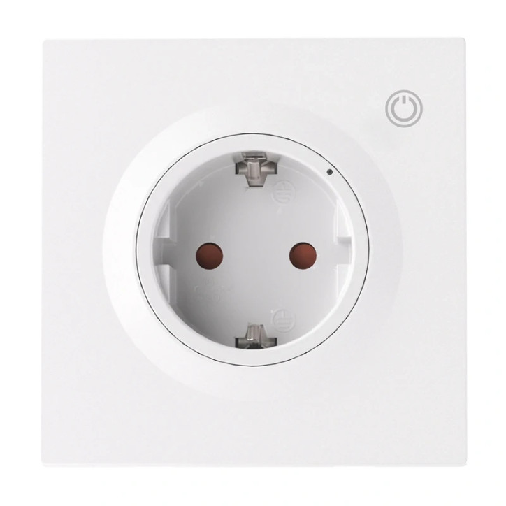 Sonoff Presa Smart da Parete WiFi Matter WS01TPF-E Tipo F 16A Monitoraggio Consumi Nero