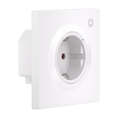 Sonoff Presa Smart da Parete WiFi Matter WS01TPF-E Tipo F 16A Monitoraggio Consumi Nero