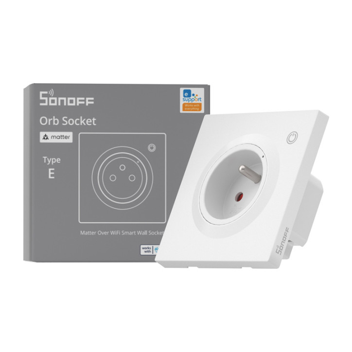 Sonoff WS01TPE-E Presa Intelligente WiFi Matter Tipo E Sonoff WS01TPE-E Presa Intelligente WiFi Matter Tipo E