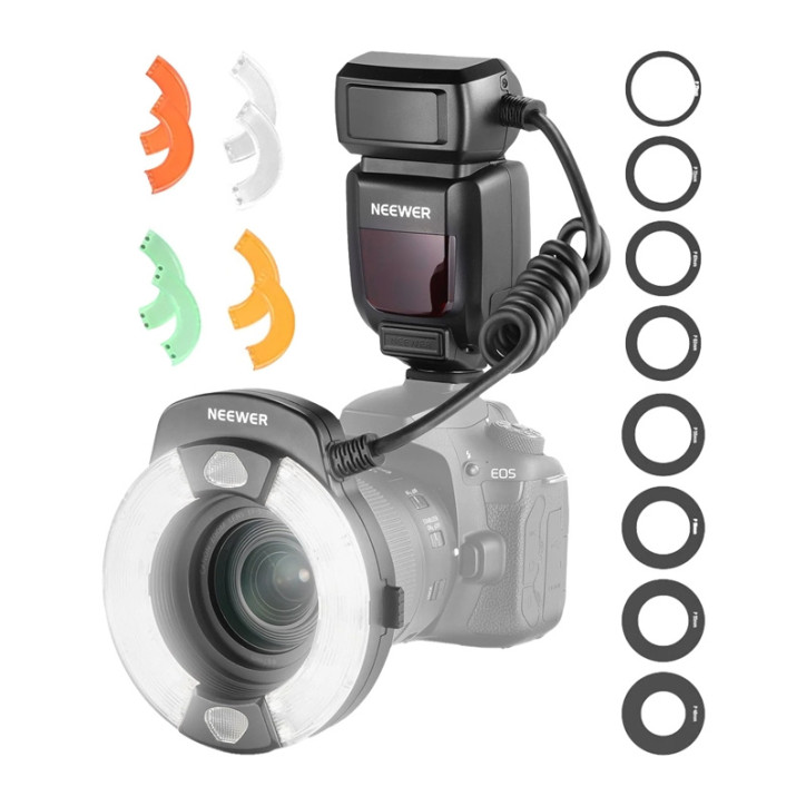 Neewer RF1-C Macro Ring Flash per fotocamere Canon
