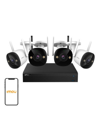 IMOU Kit Videosorveglianza Lite WiFi 4 Telecamere NVR 1TB
