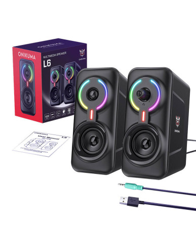 ONIKUMA L6 Speaker Multimediale Gaming Bluetooth 5.0 RGB