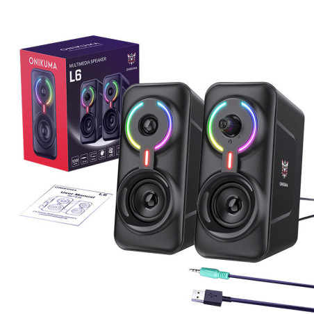 ONIKUMA L6 Speaker Multimediale Gaming Bluetooth 5.0 RGB